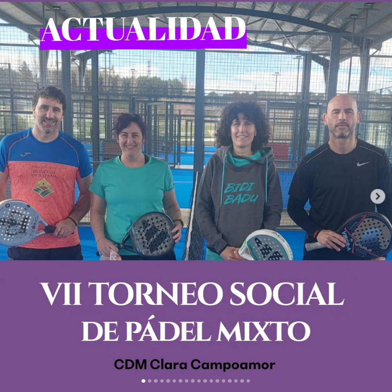 VIII Torneo Social Pádel Mixto